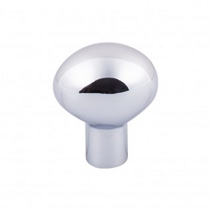 Top Knobs M2066 Aspen II Small Egg Knob 1 3/16 Inch Polished Chrome